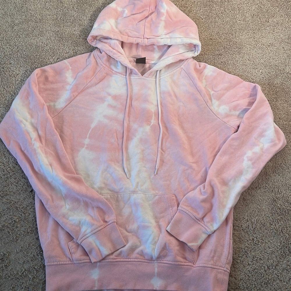 Zine Pink Tie-Dye Hoodie